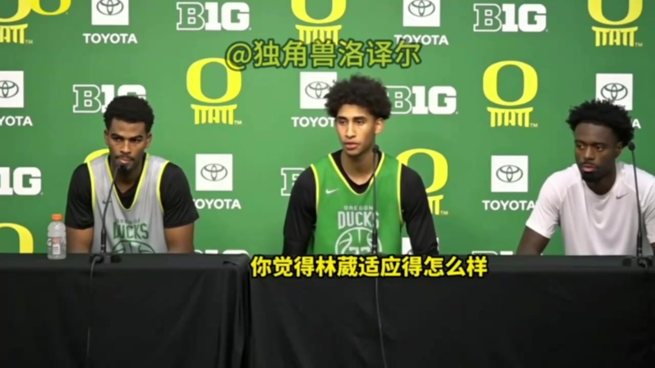 赞赏队友发布会评价林葳和他打球很轻松他英语越来越好了