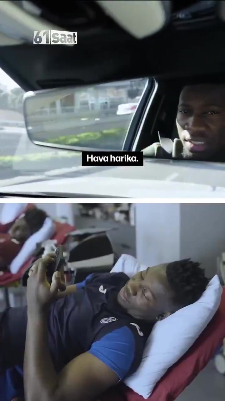 奥纳纳在特拉布宗的座驾是一台红旗SUV