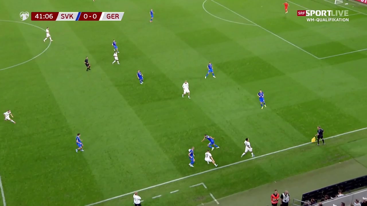 德国防线被打穿斯特列克倒三角汉茨科跟进打门得手